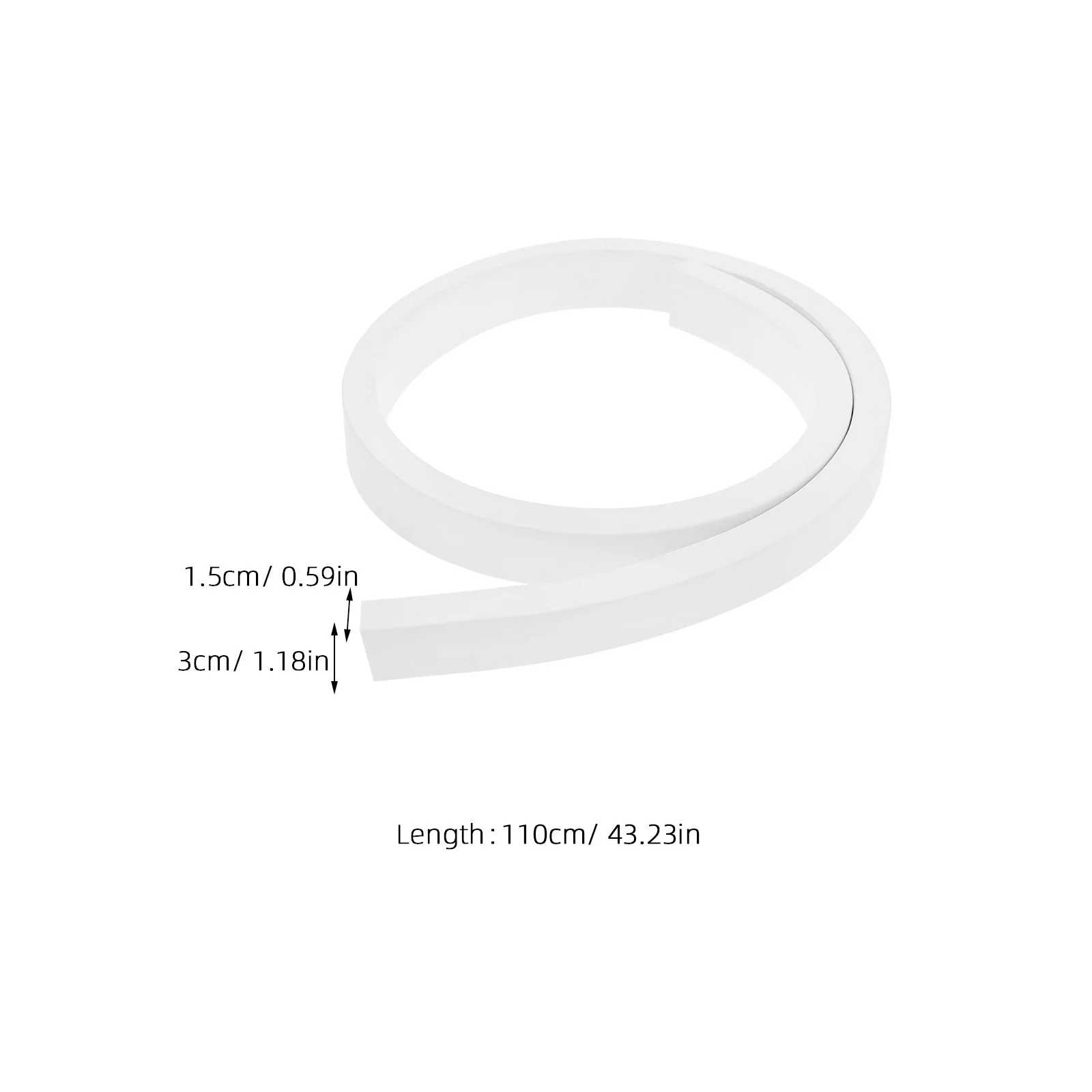 شريط عزل من السيليكون، شريط فجوة رغوي مقاوم للحرارة العالية لمكيف الهواء ونافذة الباب والعزل المقاوم للطقس #3