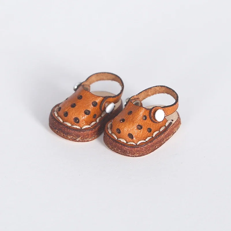 HOUZIWA OB11 Doll Shoes Leather Shoes GSC 1/12 BJD Doll Shoes