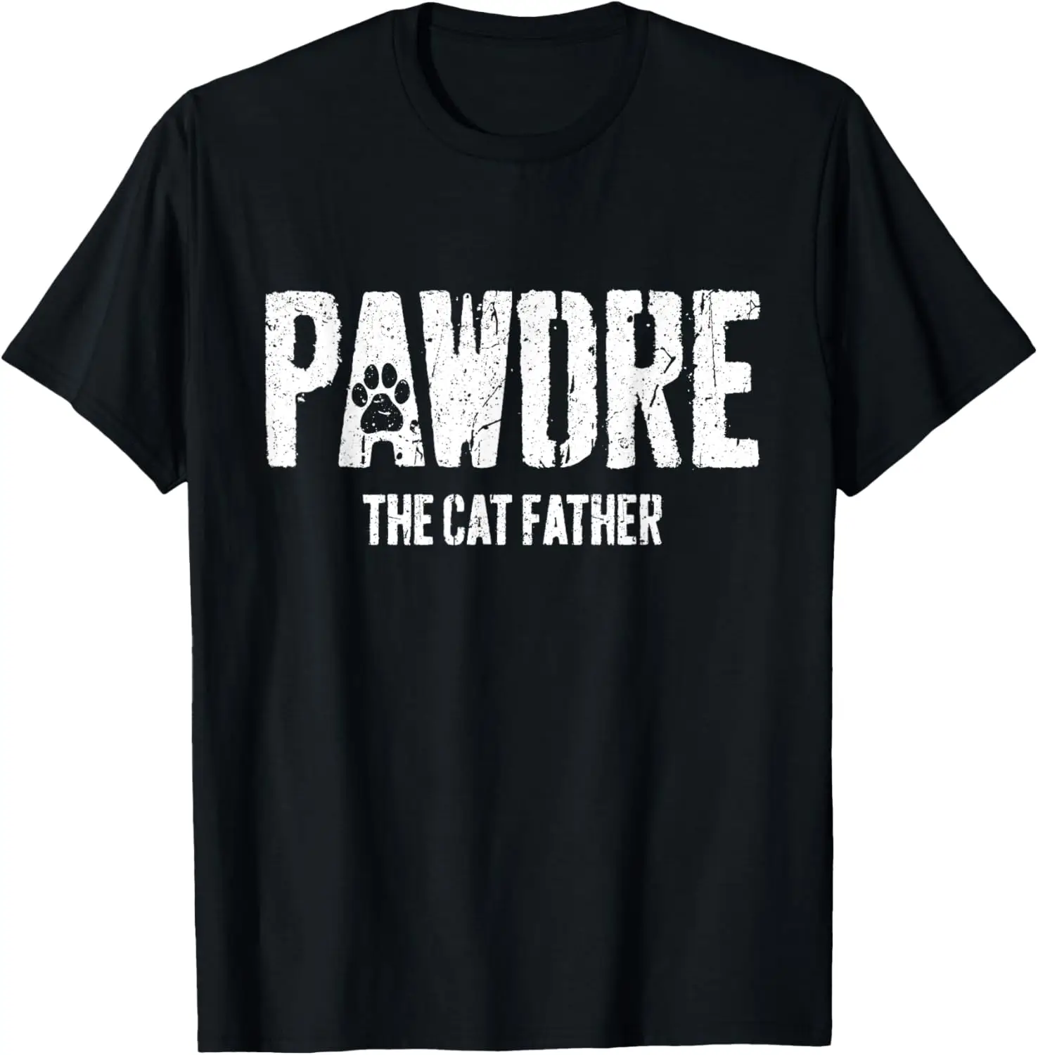 

Pawdre T-Shirt The Cat Father Cat Dad Shirt T-Shirt