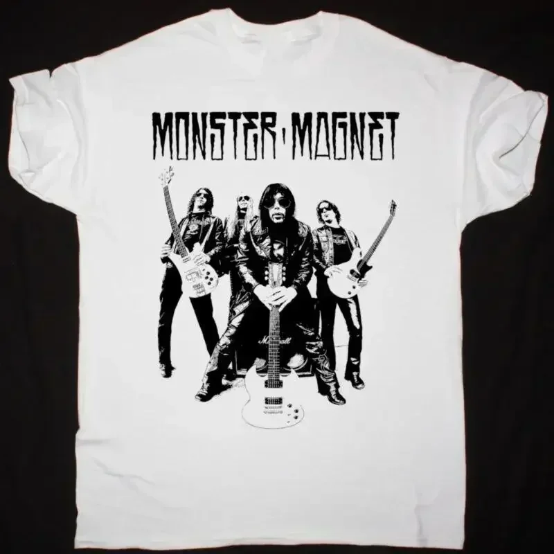 New Monster Magnet Band Men T Shirt White All Sizes Jn588