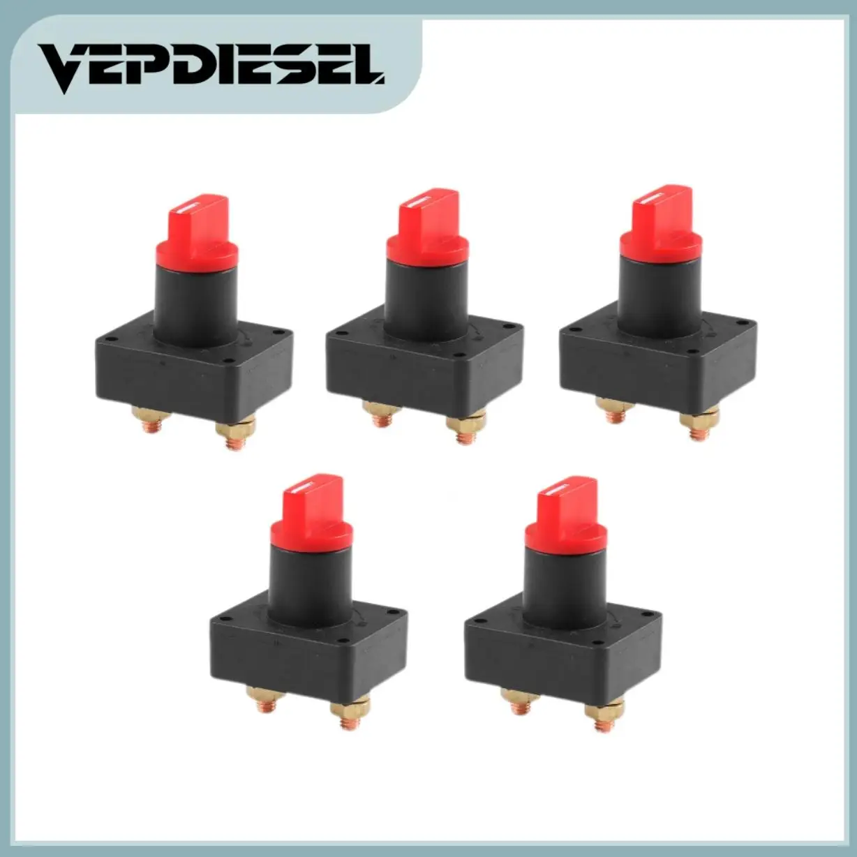 

5x Battery Isolator Disconnect Rotary Switch Cut On/Off 300A For Marine Boat Yacht Car Van Truck Caravan Interior Parts