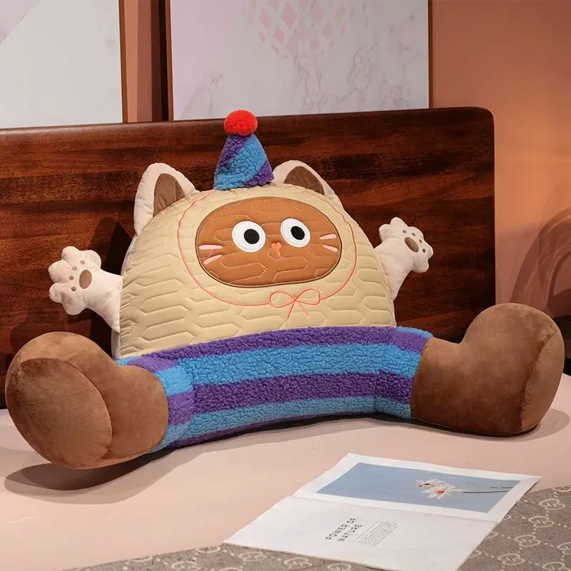 

Cartoon Backrest Pillow Bedroom Waist Protection Lumbar Support Sofa Bay Window Backrest Removable And Washable