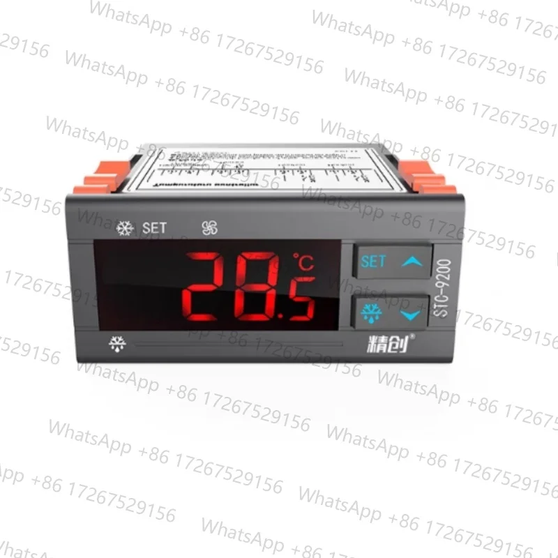 controlador-de-temperatura-stc-9200-com-funcao-de-alarme-para-ventilador-de-degelo-de-refrigeracao-e-dois-sensores-ac-220v