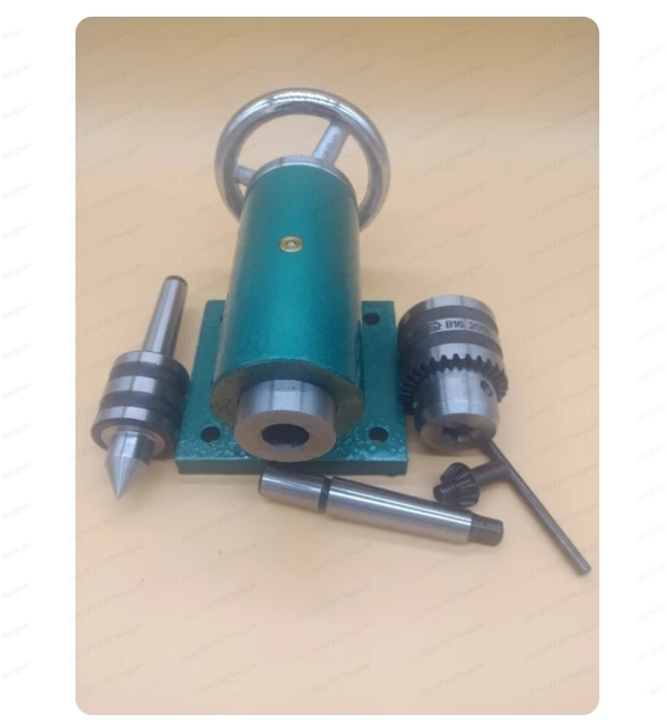 MT2 Woodworking Lathe Tailstock Car Bed Tail Sculpture Machine Rotating Shaft Live Top Tip Number Control Car Tail Seat