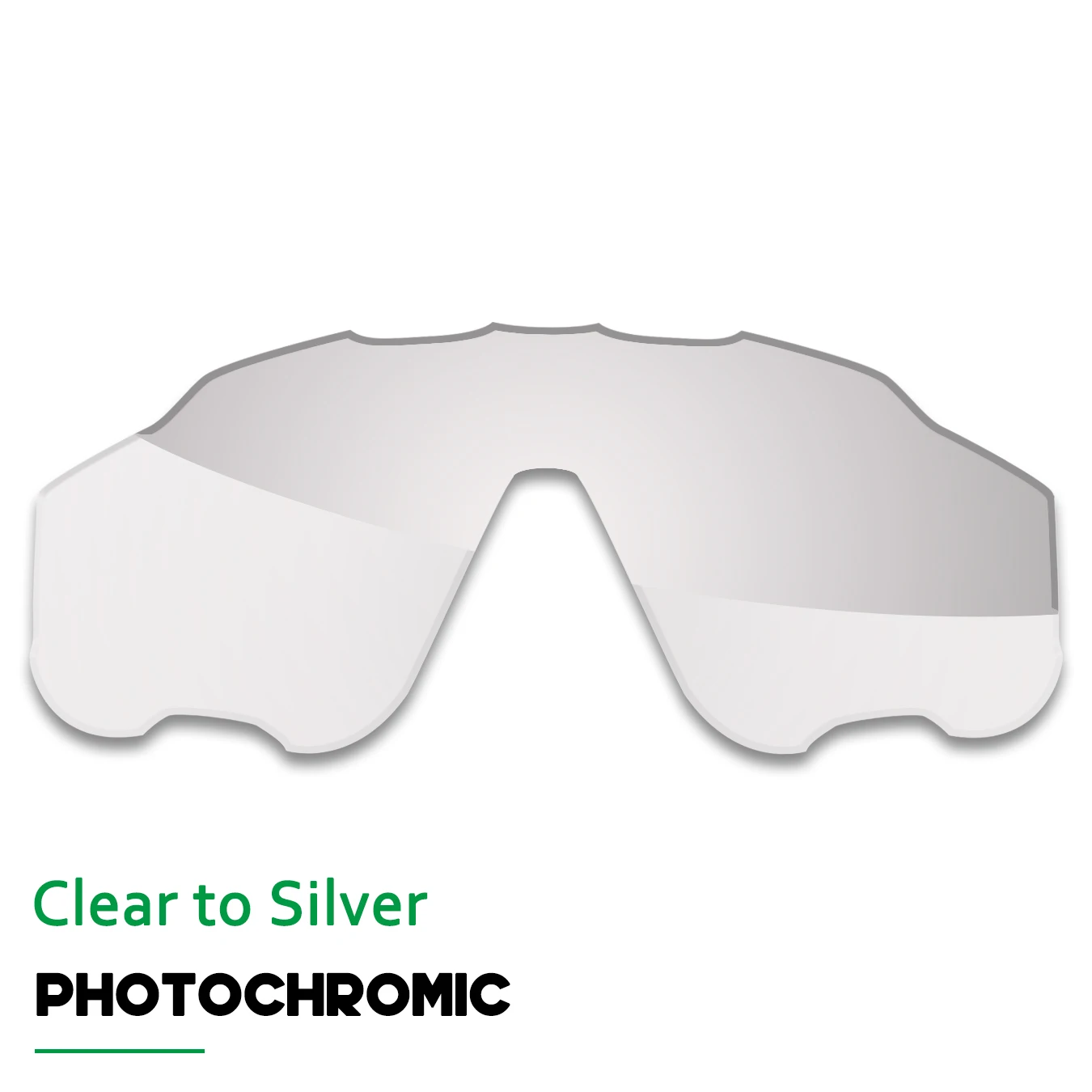 

Transition Clear to Silver Replacement Lenses for Oakley Jawbreaker OO9290 Jawbreaker Asian Fit OO9270 Sunglasses