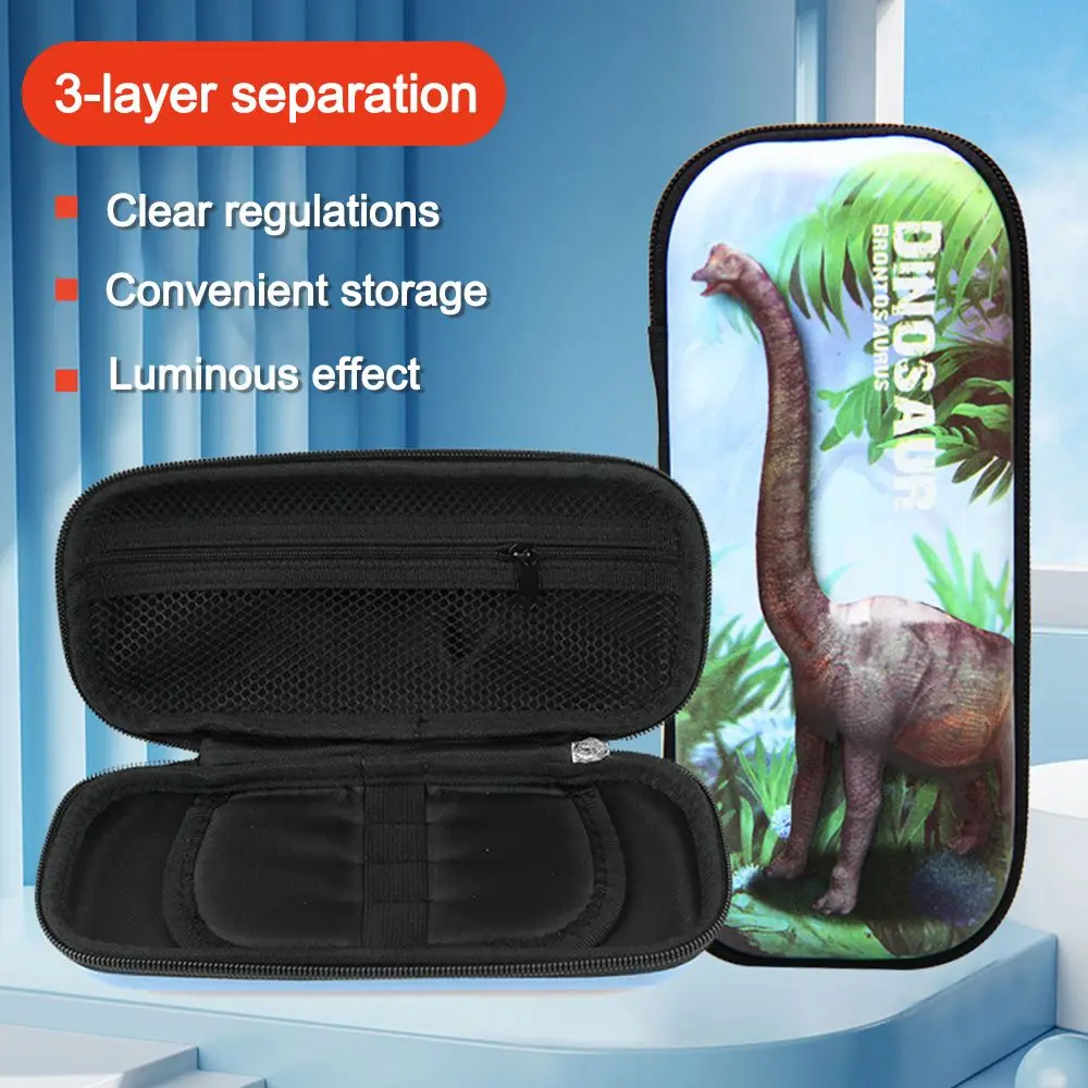 

Kawaii Decompression 3D Space Pen Case Pencil Box Dinosaur Pencil Case EVA Stationery Box School Pencil Cases