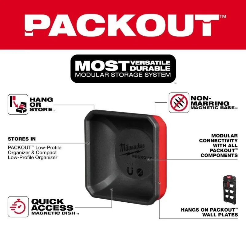 Milwaukee 48-22-8070 PACKOUT™ Magnetic Bin Power Tool Accessories