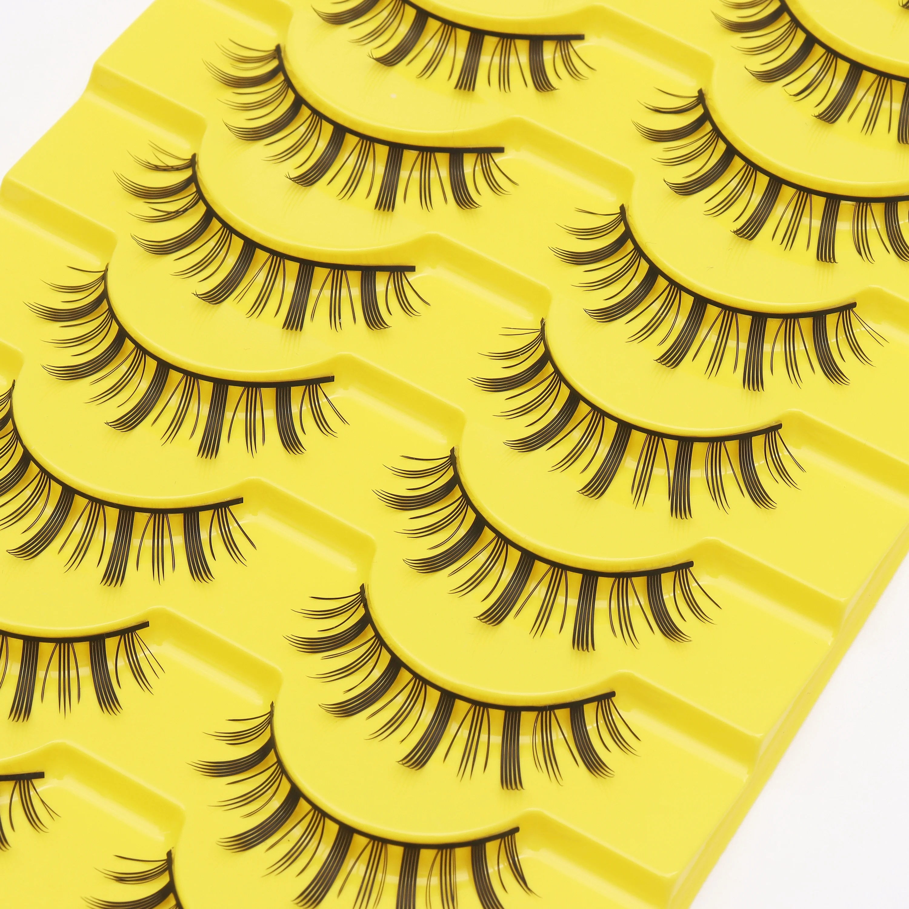 DINGSEN Anime-Wimpern, Vollstreifen-Wimpern, 10 Paar, dicke Wimpern, wiederverwendbare falsche Wimpern, Großhandel für Make-up, Beauty-Wimpern – Detail 14