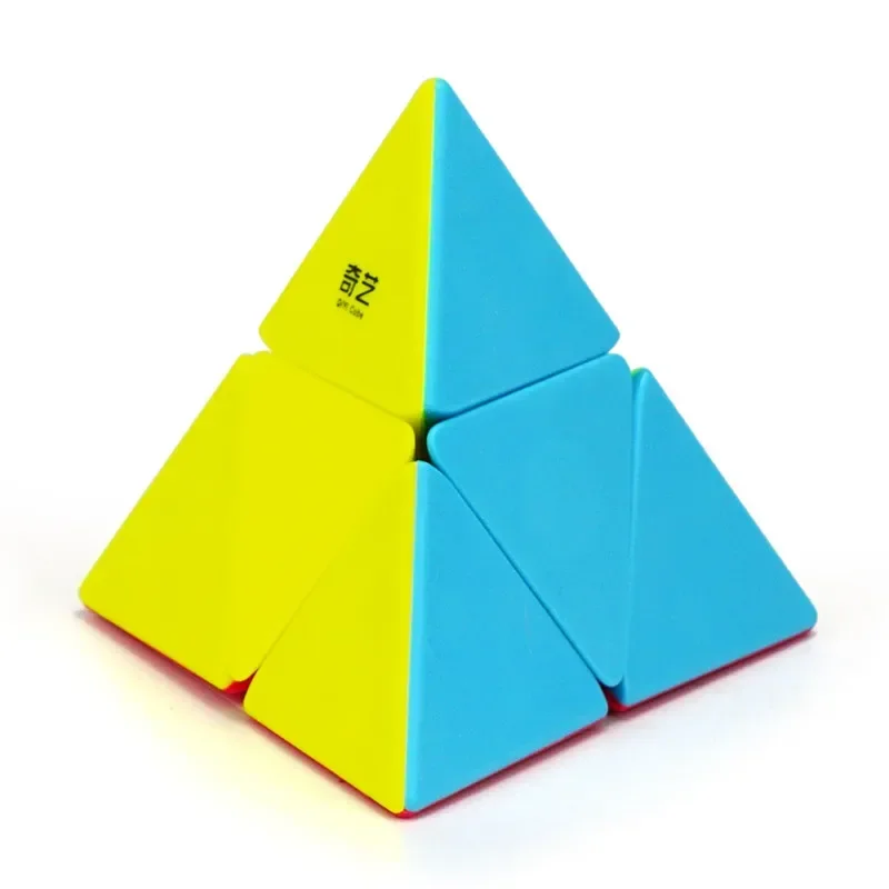 [ECube] QiYi Pyraminx 2x2 Cubo Magico Giocattolo di velocità Cubo magico Gioco professionale Liscio Creativo Sicurezza Educazione Puzzle Regalo