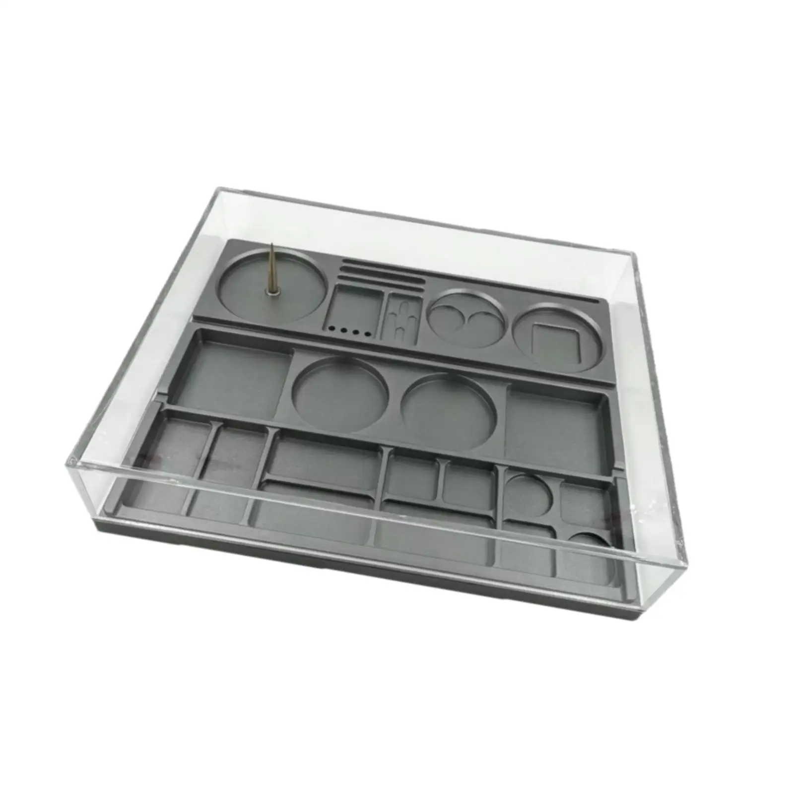 Watch Parts Storage Box Premium Sturdy Easy to Use with Acrylic Dust Cover Professional Household