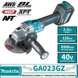 Makita GA023GZ XGT Brushless Cordless 125mm (5