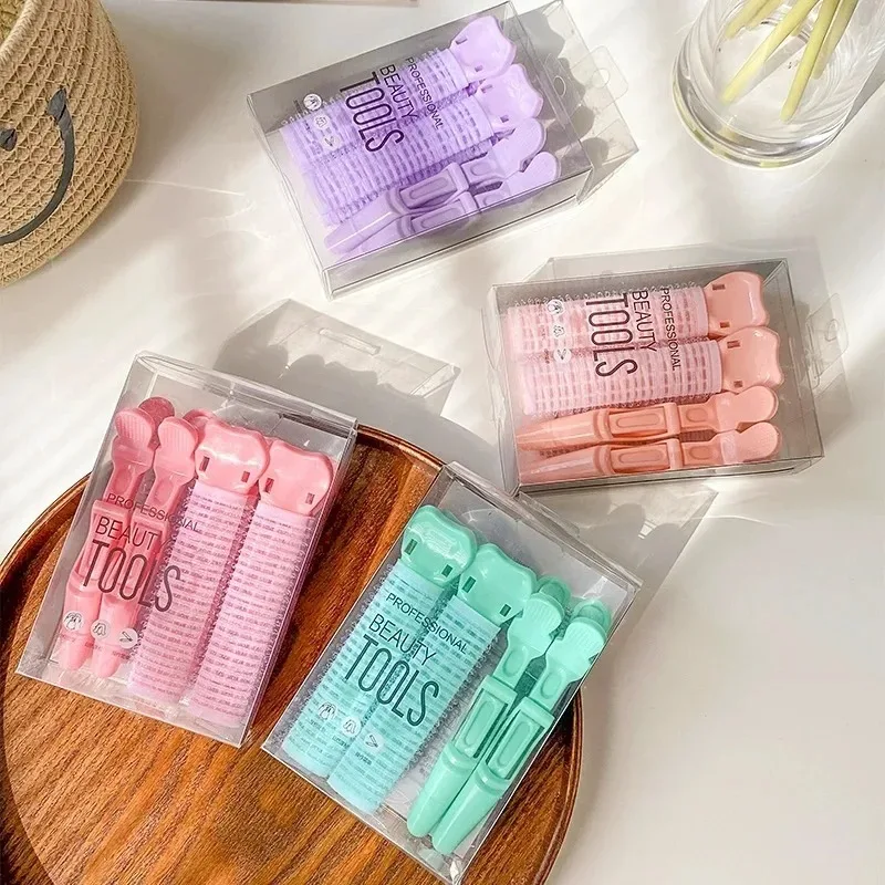 مشبك شعر لصالونات التجميل لتثبيت جذور خط الشعر العالي مع غرة هوائية، أداة تقسيم احترافية لوصلات الشعر