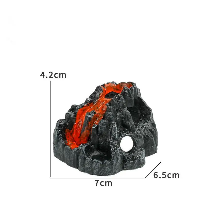 Hot Sale 1pcs Fish Tank Landscaping Simulation Volcano Aquarium Accessories Rockery Aerator For Pump Bubble Stone Oxygen