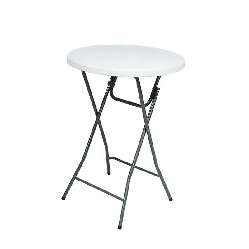 #Portable Durable Plastic Bar Counter Modern Simple Folding Dining Lightweight Stall Table for Outdoor School Small Apartment