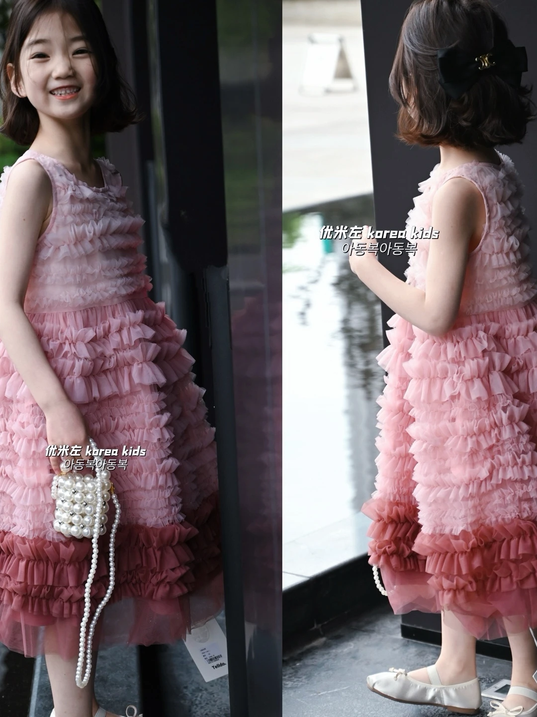 

Baby Girl Dress South Korea Children Dresses Girl Cake Dress Fashion 2024 New Children Princess Dress Gauze Skirt Baby Dresses