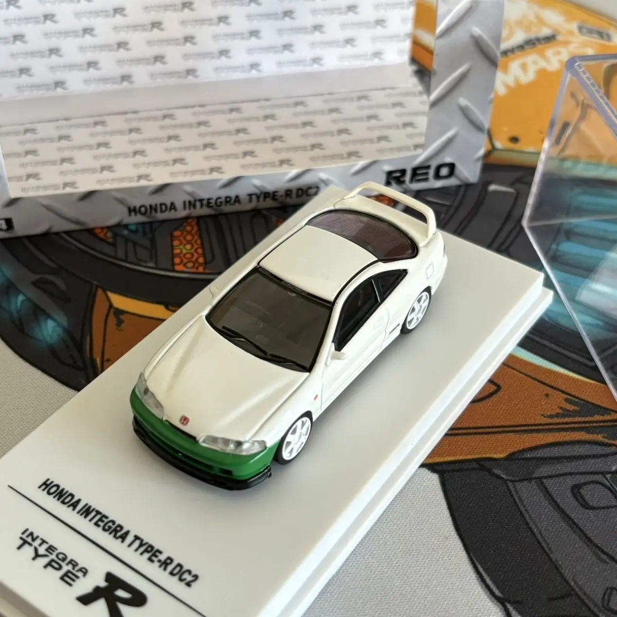 Reo 1/64 Honda Integra TYPE-R DC2 Alloy Car Model