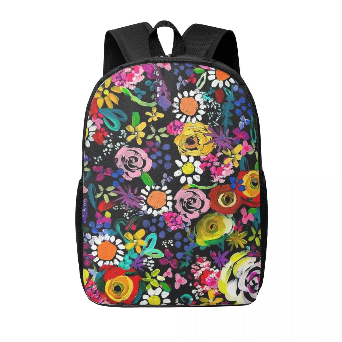 

Les Fleurs яркий цветочный принт женские рюкзаки для мальчиков сумка для книг студенческие школьные сумки портативный рюкзак сумка на плечо