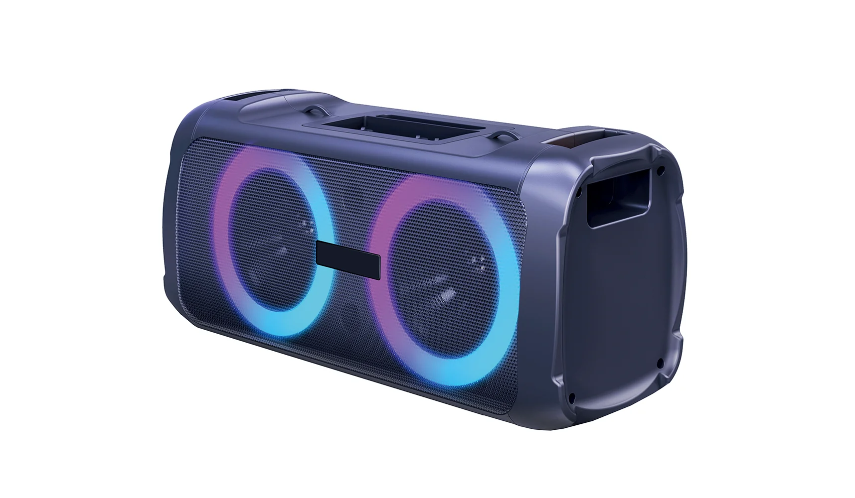 Dual 6.5inch Heavy Bass  Party Speaker with Strap/Wireless RGB LED Lighting Gaming Speaker/Karaoke Portable Audio Players