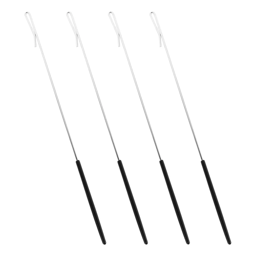 4Pcs Adjustable Hand Puppet Control Rods Metal Puppet Rods for Arm Positioning Performance Kids Family Play