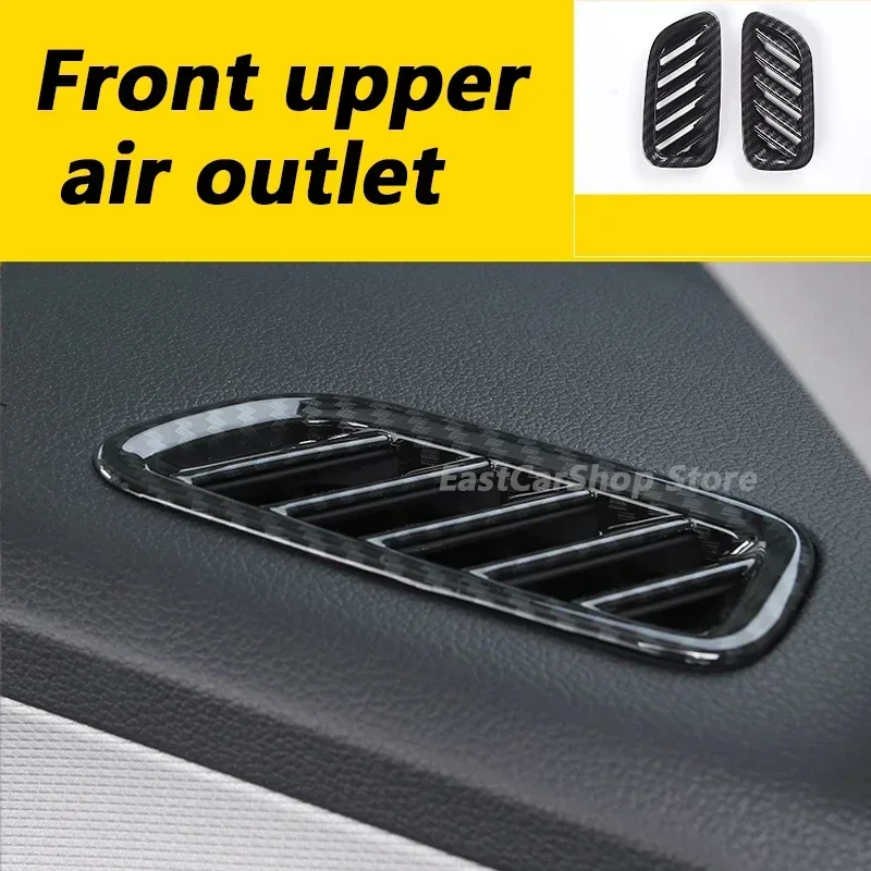 

For Hyundai Palisade 2019 2020 2021 Car Front Upper Air Outlet Cover Dashboard Side Air Vent Decoration Frame Trim Accessories