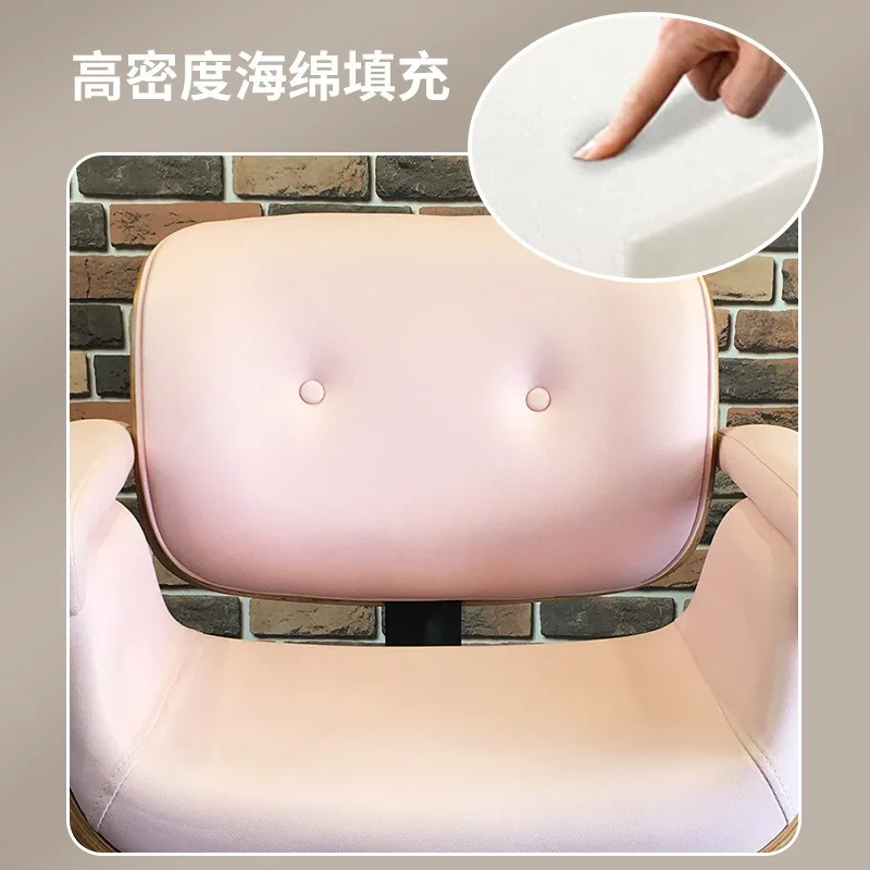 Internet celebrity fashion hairdressing chair barber salon hair cutting chair 360 degree rotatable lifting simple barber chair