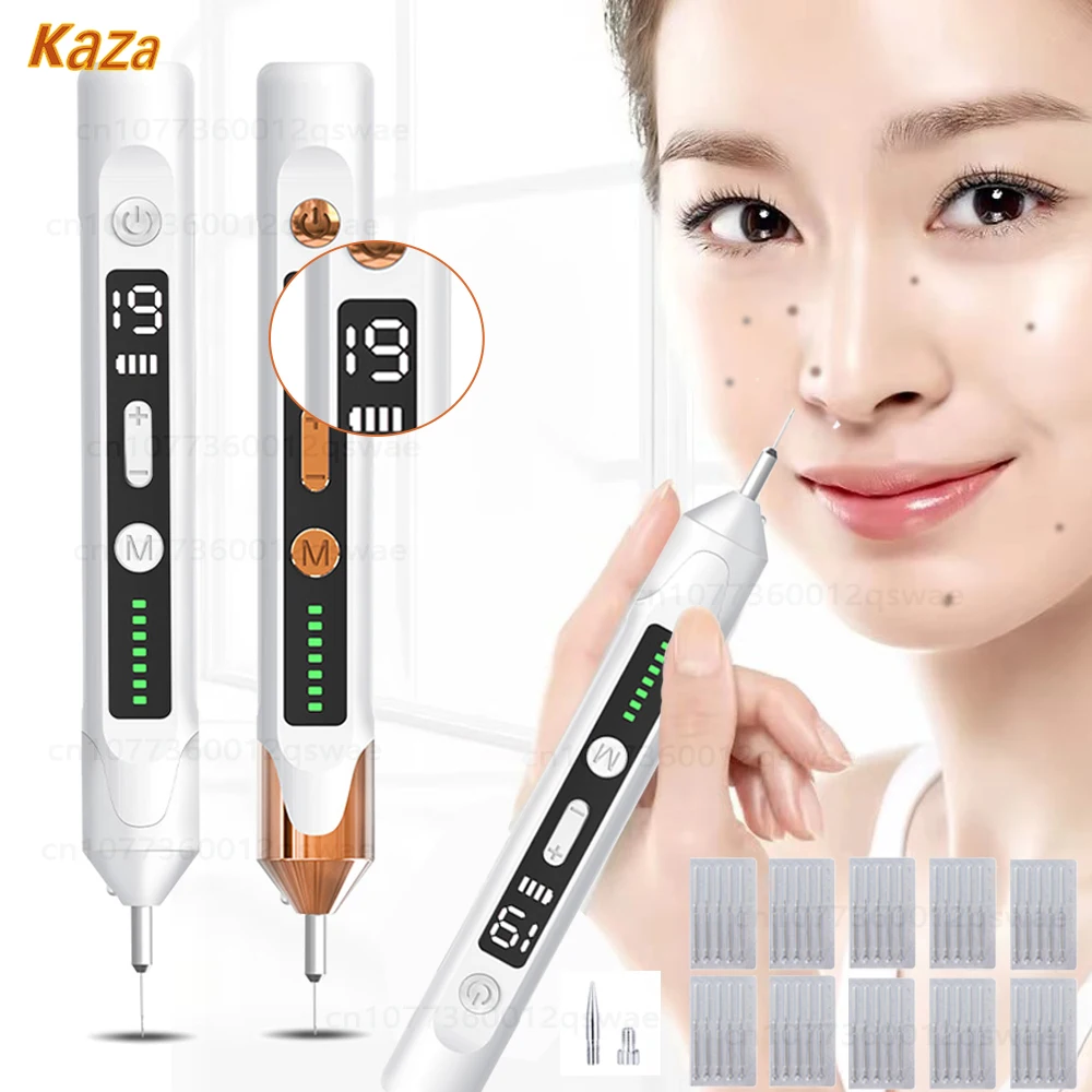 

Skin Tag Remover Warts Eliminator 19 Gears Plasma Pen Papillomas Electric Mole Removal Freckle Dark Spot Remover for Face Body