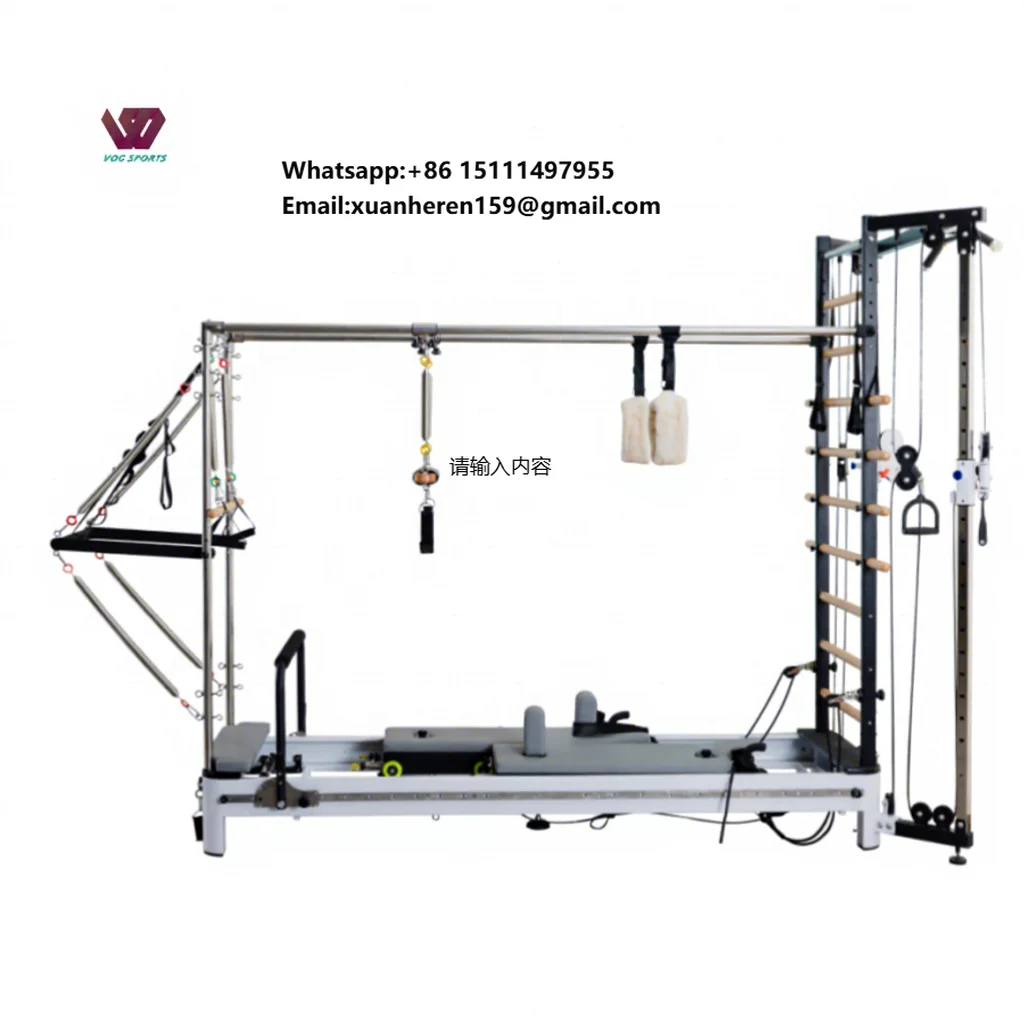Multi Purpose Aluminum Pilates Equipment with Stable Frame Design for Home Studio Training