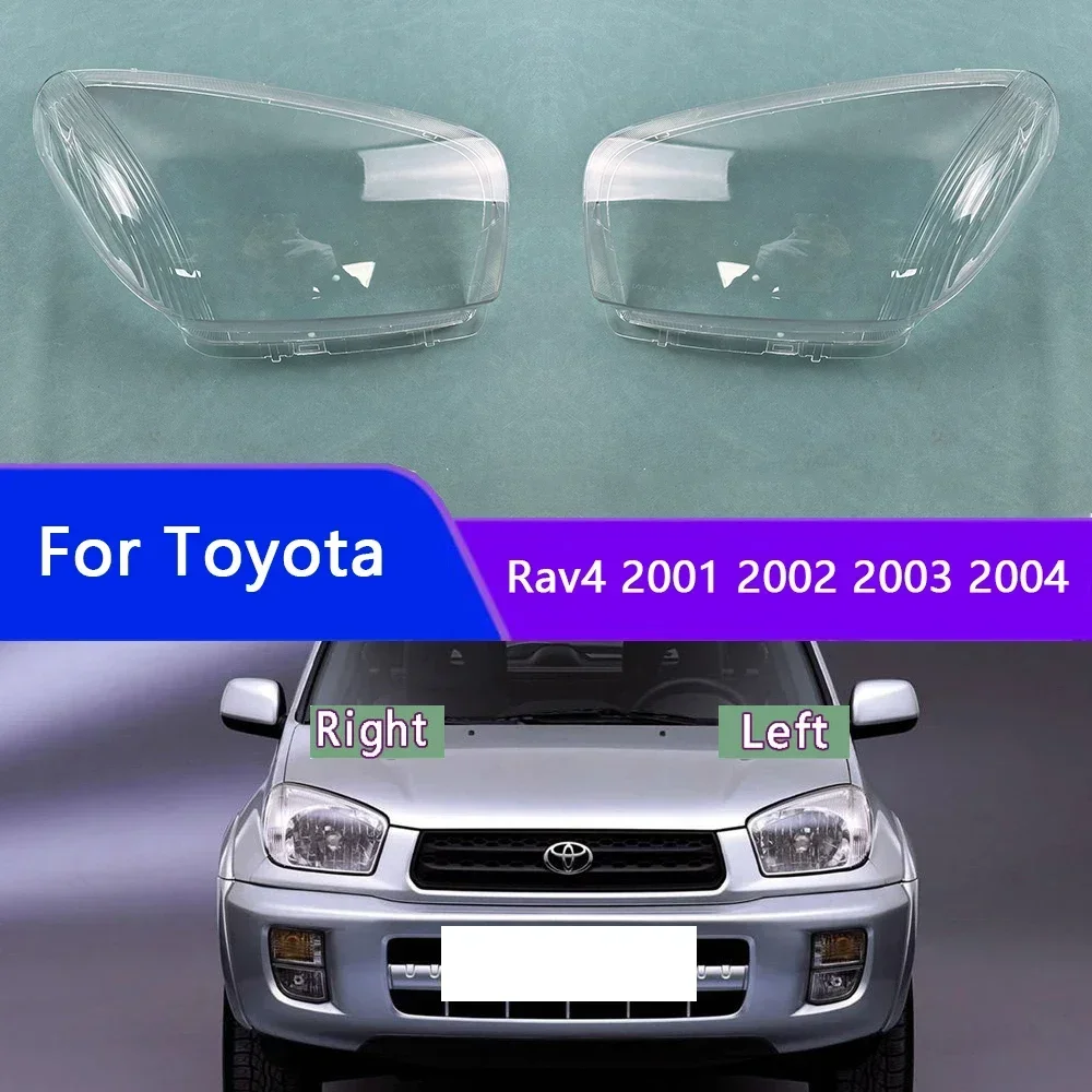 

For Toyota Rav4 2001 2002 2003 2004 Headlight Cover Transparent Headlamp Lamp Shell Lens Replace Original Lampshade Plexiglass
