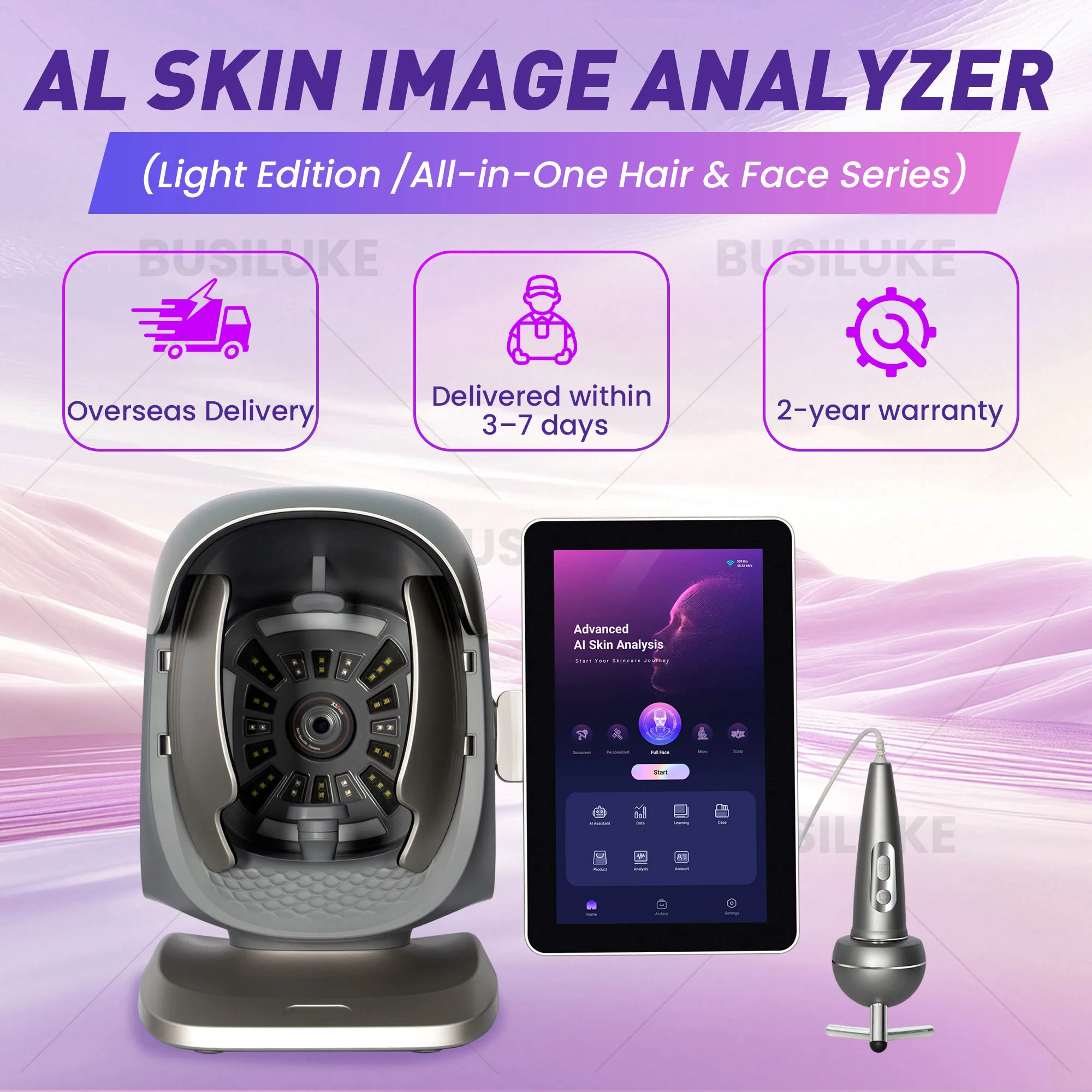 X3 Pro Skin Analyzer Camera Facial Skin Test Device Face Analysis Machine Skin Scanner Testing Machine Faling Skin Scanner Check