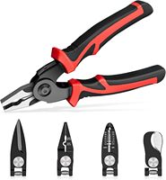 5 in 1 Multifunctional Pliers Crimpimng Wire Cutter Stripper Combination Plier Set Tool Kit Repair Tools