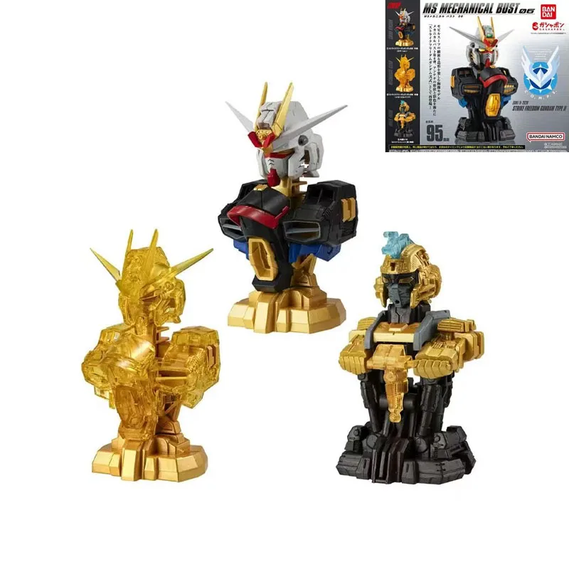 بانداي حقيقية جاندام غاشابون اللعب MS الميكانيكية تمثال نصفي سلسلة مجموعة شخصيات كرتونية التجمع نموذج الديكور الهدايا الإبداعية #3