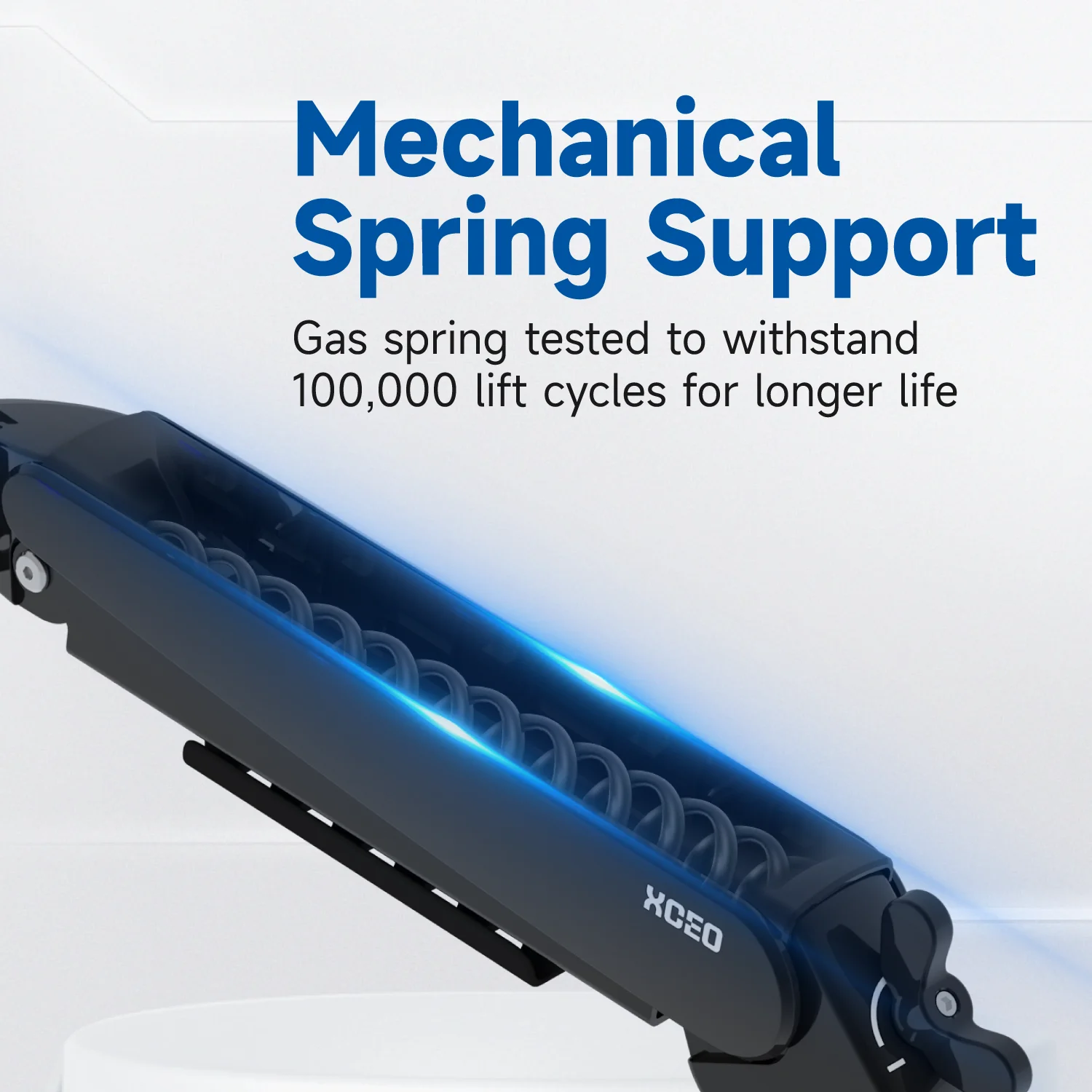 Настольный монтажный кронштейн с одним кронштейном монитора, регулируемый по высоте кронштейн для ноутбука, максимальный 27-дюймовый компьютерный экран