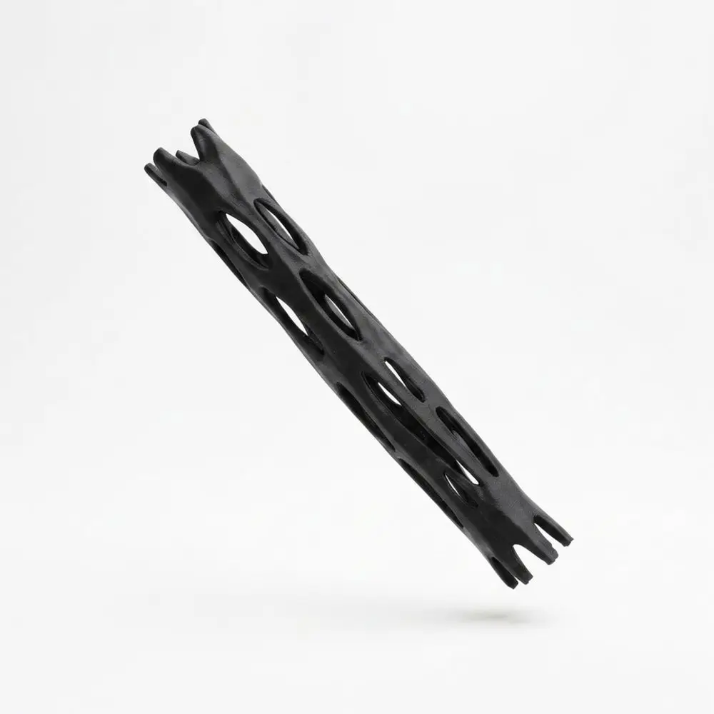 Decorative Willow Branch Statue 3D Printed Black Ornament Modern Aesthetic Art Piece For Living Room Desk Decor