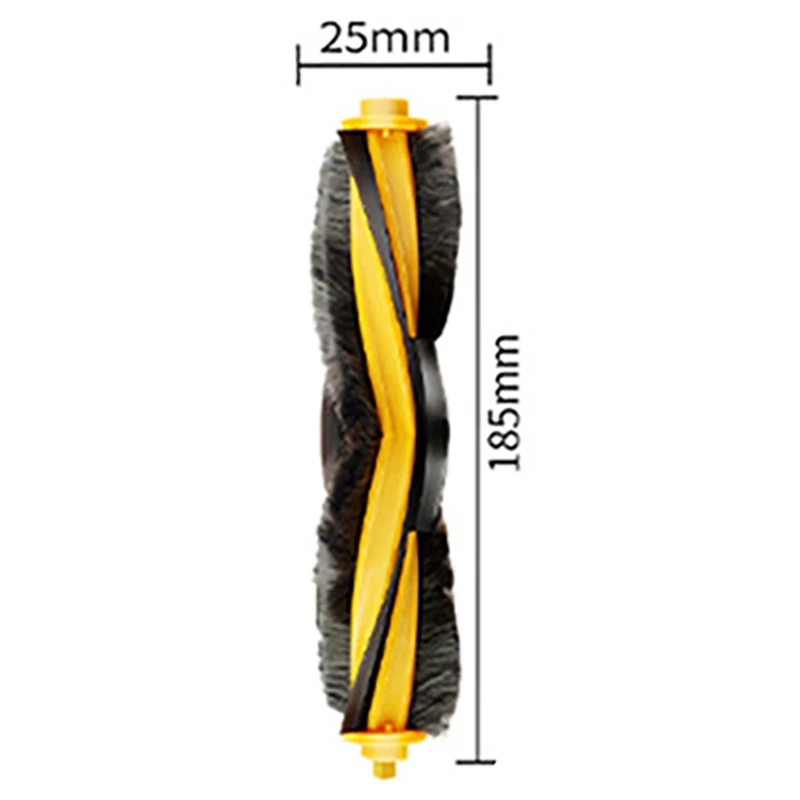4Pcs Roller Brush For Ecovacs Deebot Ozmo T8 Vacuum Cleaner Main Brush Replaceable Accessory