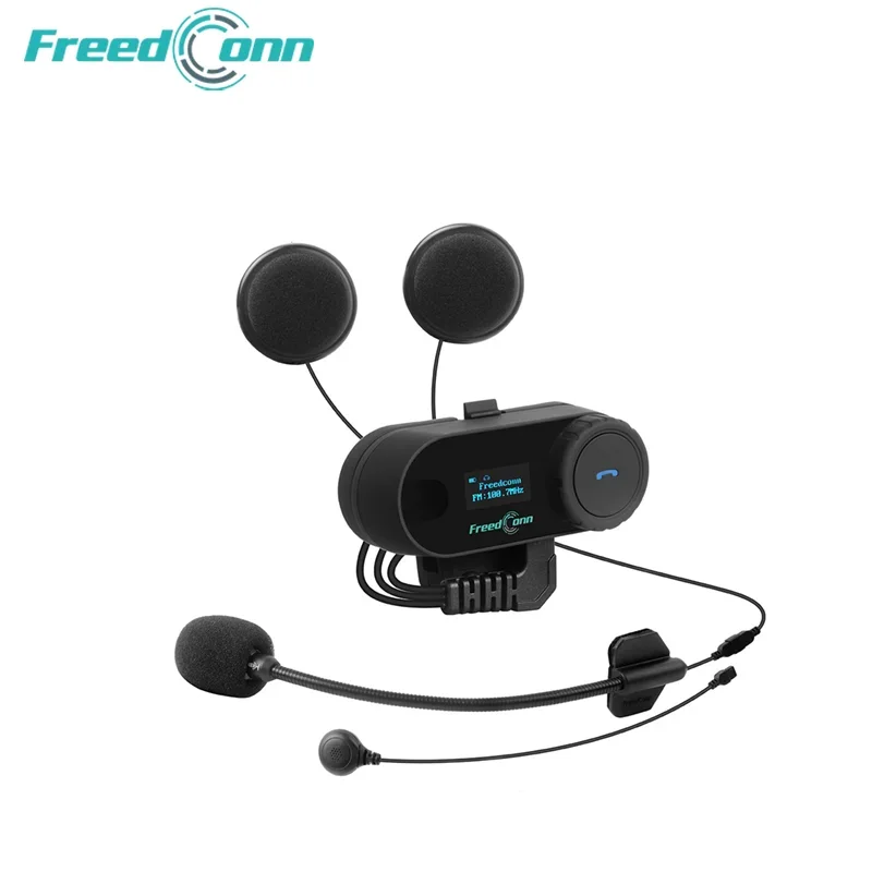 

Беспроводной домофон FreedConn, гарнитура для шлема, наушники для связи мотоциклов, Bluetooth-домофон