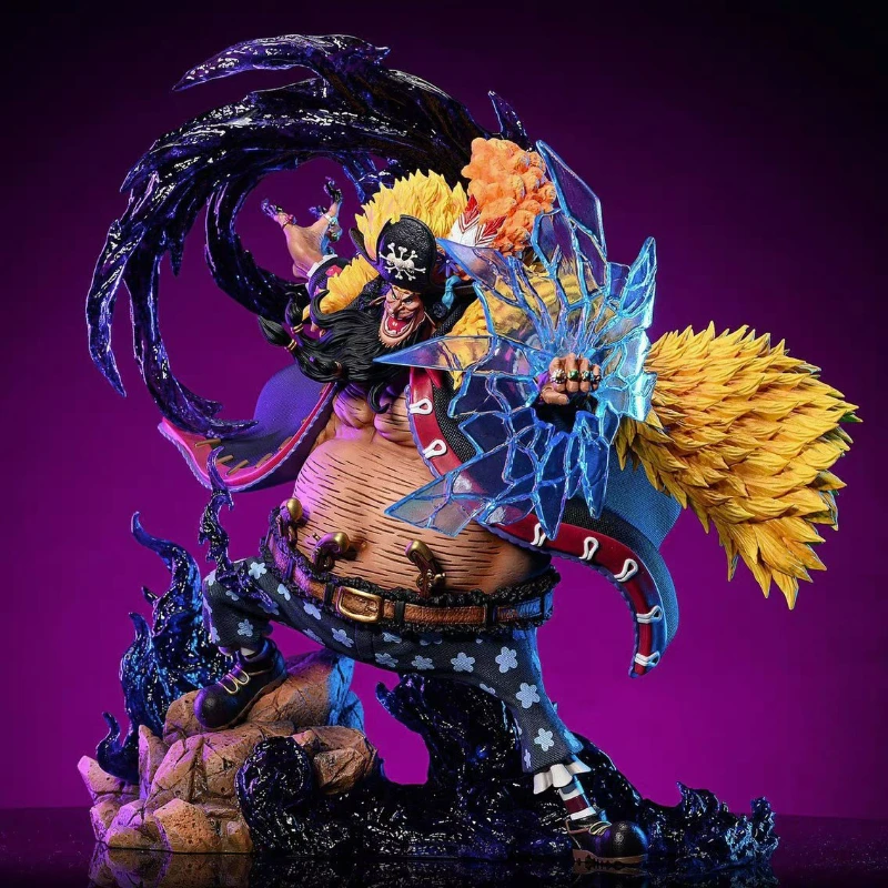 

22cm One Piece Anime Figure Blackbeard Action Figurine Black Beard Marshall D Teach Gk Pvc Statue Model Collection Doll Toy Gift