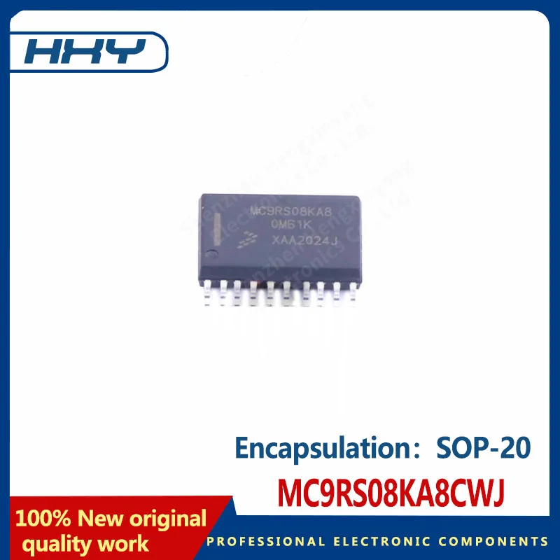 10pcs   MC9RS08KA8CWJ package SOP-20 MCU 8-bit microcontroller