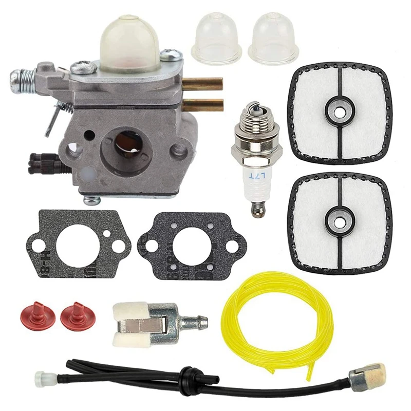 SRM-2100 Carburetor With Tuner Kit Air Filter, Suitable For Echo SRM-2110 GT-2000 GT-2000R PAS2000 PAS-2100 Trimmer Carb