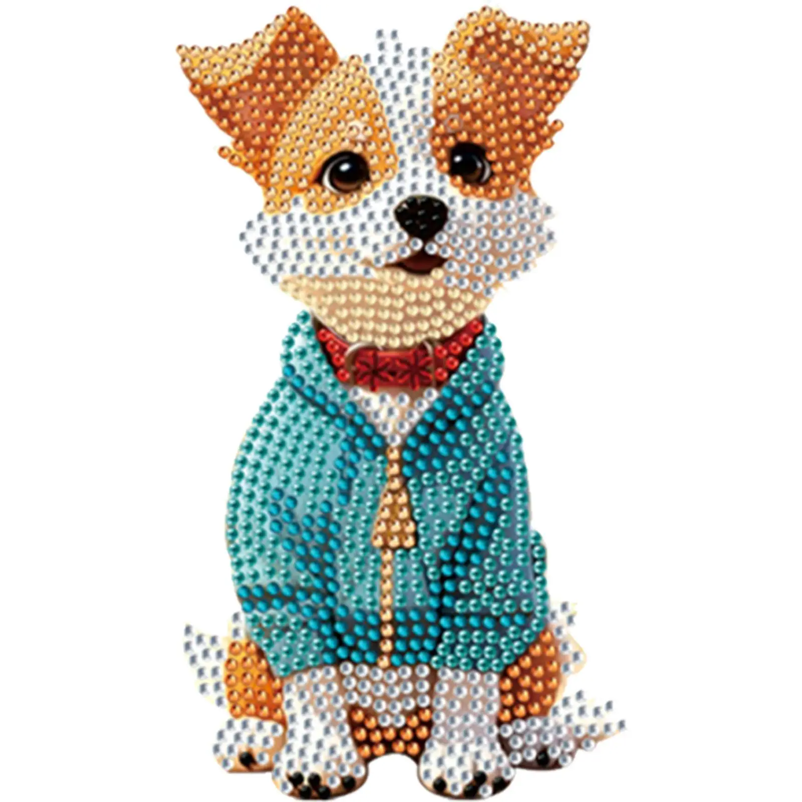 الكلب DIY 2D شقة الاكريليك يهز رئيس الجدول العلوي الماس اللوحة حلية أطقم شكل خاص للكبار المبتدئين DIY الحرفية كيت