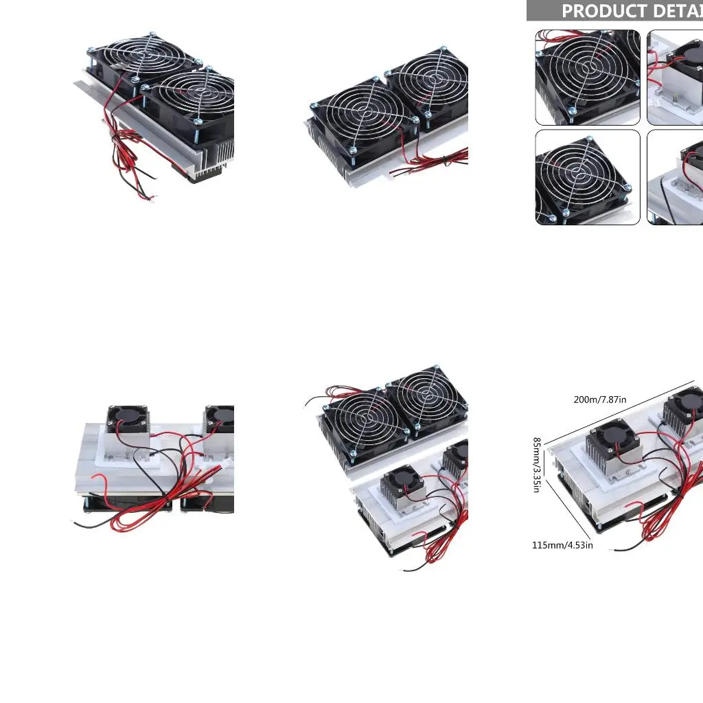 

120W 12V Peltier Semiconductor Refrigeration Cooler Module Cooling System for w/
