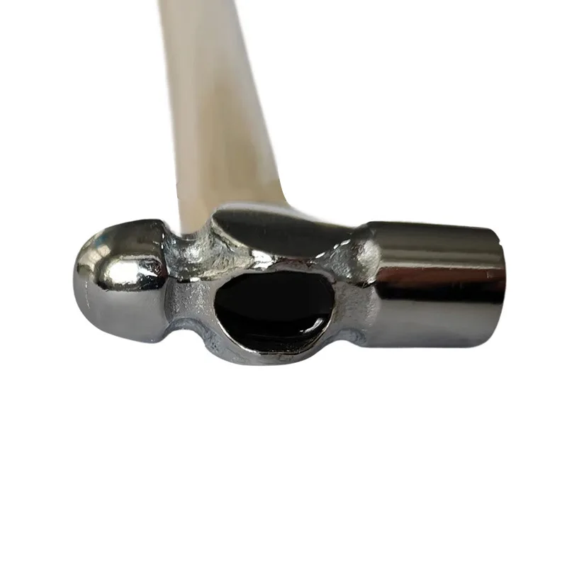 Round Head Wooden Handle Mini Hammer – Multi-Use Tool for Cracking Walnuts & Car Escape, Handy Smashing for Daily Tasks