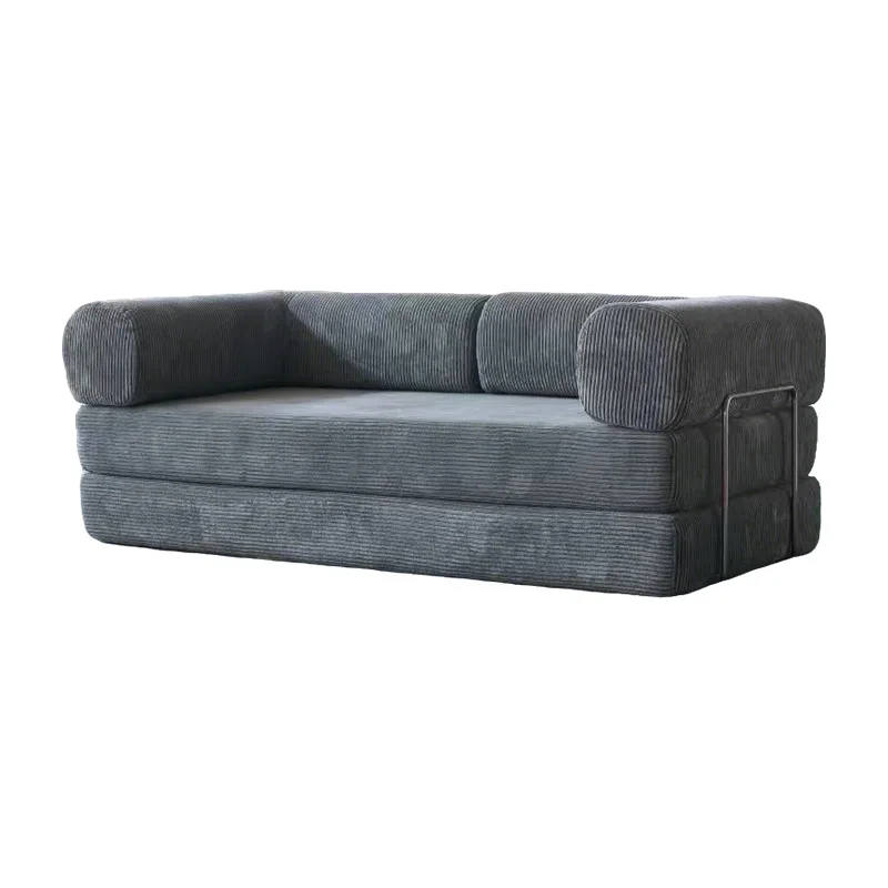 Popular Compression Folding Dual-use Sponge Sofa Bed, 2-meter Small Apartment Lazy Sofa
