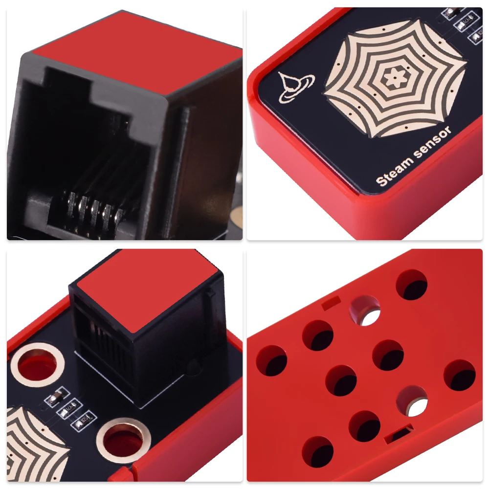 3PCS Kidsbits STEM Steam Sensor RJ11 6P6C Port for Arduino, Microbit,Raspberry Pi Compatible with Lego Blocks