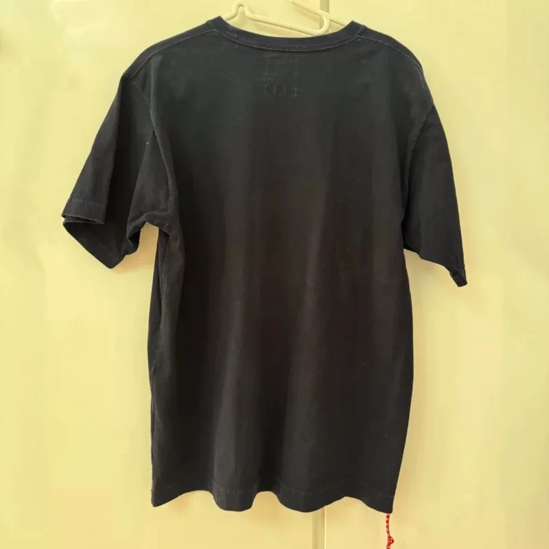 Summer Japanese Streets Beams Tshirts Snow Mountain Silhouette Print Short Sleeve Casual Weaving Red Rope Men Women Tops