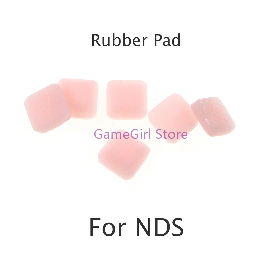 مجموعة واحدة من غطاء أقدام المسمار الملونة وسادة مطاطية لقطع غيار وحدة التحكم في الألعاب نينتندو NDS #1