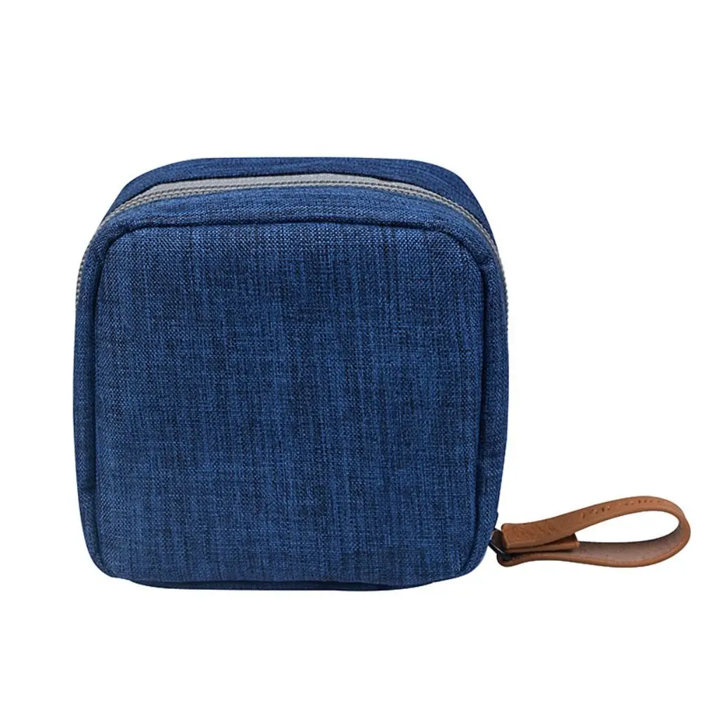 Fashion Multi-Purpose Cosmetic Bag Home Storage Portable Mouth Red Bag Small Sanitary Cotton Bag Home