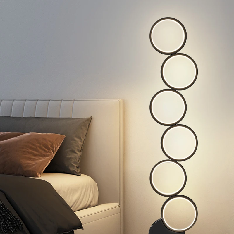 Modern minimalist style LED floor lamp - living room sofa fishing lamp - bedroom bedside lamp - home decoration lamp