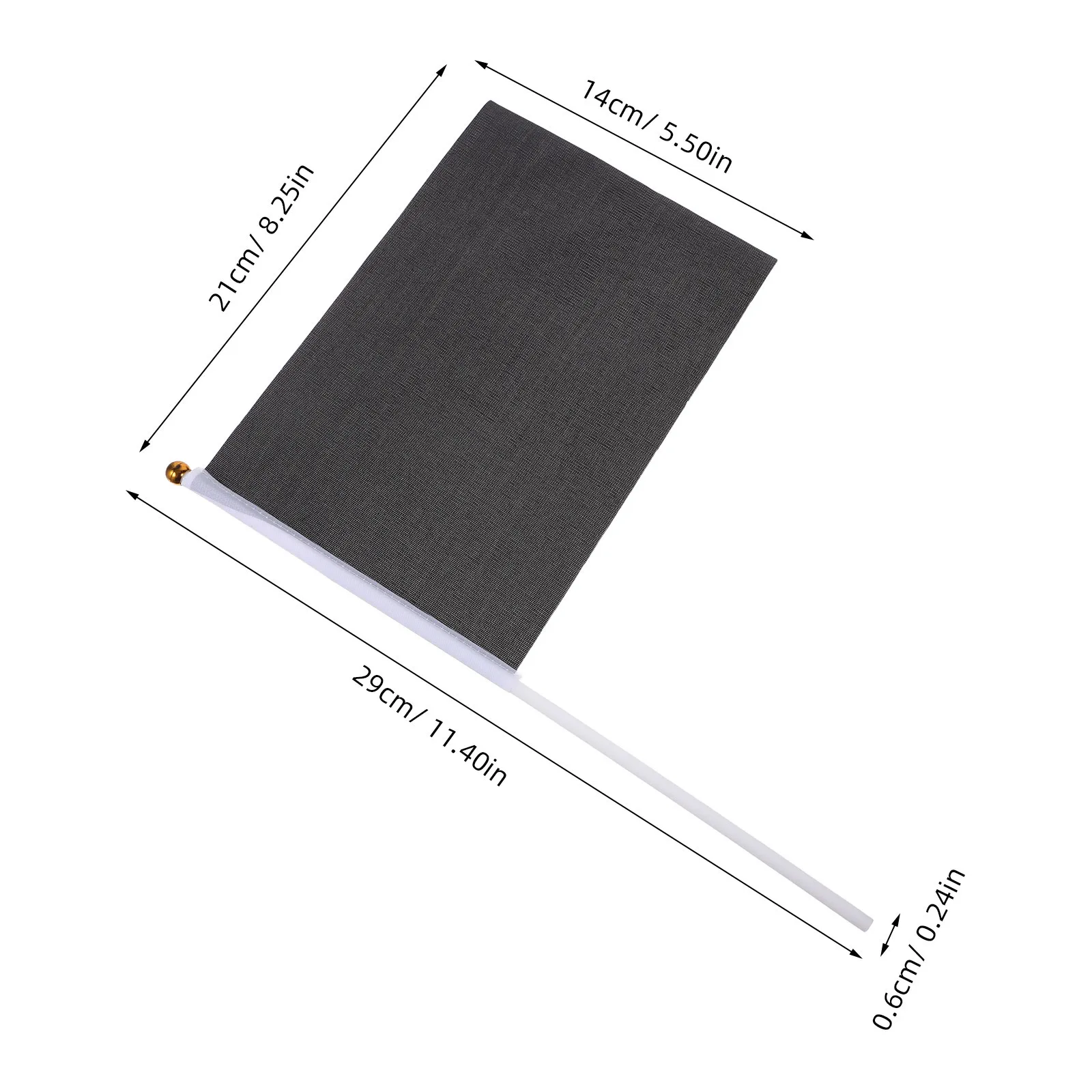 50 قطعة أعلام صغيرة فارغة يده Diy بها بنفسك للمدرسة الرياضة مهرجان الديكور بلون اليد يلوحون أعلام كرنفال #2