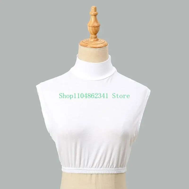 5As chèn cổ áo mùa đông ấm áp áo cổ bình thường mặc quần áo có thể tháo rời