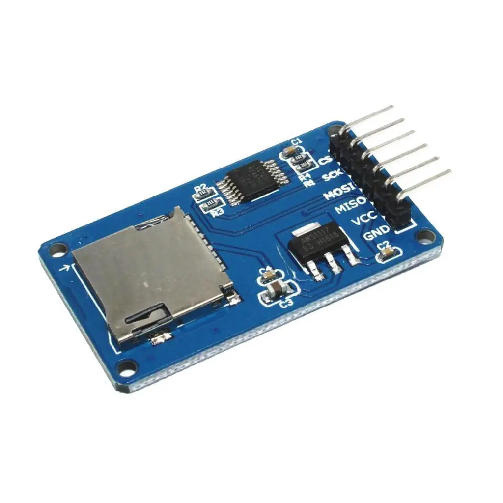 Micro SD Card Reader Module Level Converter SPI Interface Board for Microcontroller Projects